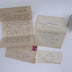 Holograph Note to M.B. Carver, Jr. — with Lee Jeffers Letter, Tor House Envelope, and Companion Correspondence (SIGNED)