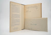 William Meredith Archive — First Three Books, Each Inscribed, with Autograph Poem and Manuscript Material